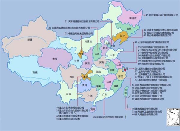中國(guó)控制閥競(jìng)爭(zhēng)格局分析:企業(yè)多集中在江蘇浙江上海地區(qū)(圖) 中國(guó)控制閥競(jìng)爭(zhēng)格局分析:企業(yè)多集中在江蘇浙江上海地區(qū)(圖)