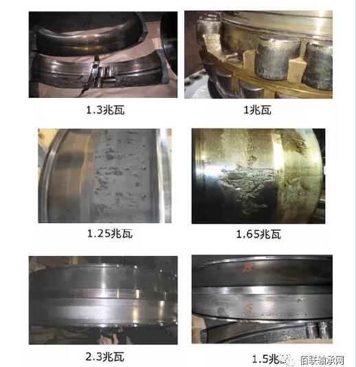 三點支承式安裝的調(diào)心滾子軸承損傷 三點支承式安裝的調(diào)心滾子軸承損傷