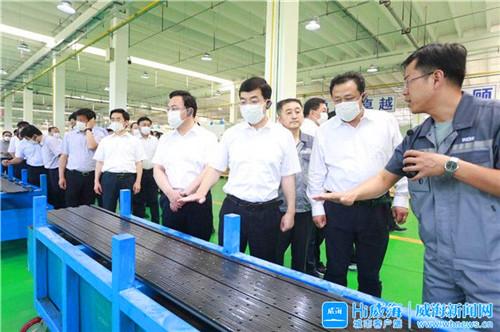 威海市“雙招雙引”前往南海新區(qū)萬思特機械項目現(xiàn)場進行觀摩督導 威海市“雙招雙引”前往南海新區(qū)萬思特機械項目現(xiàn)場進行觀摩督導