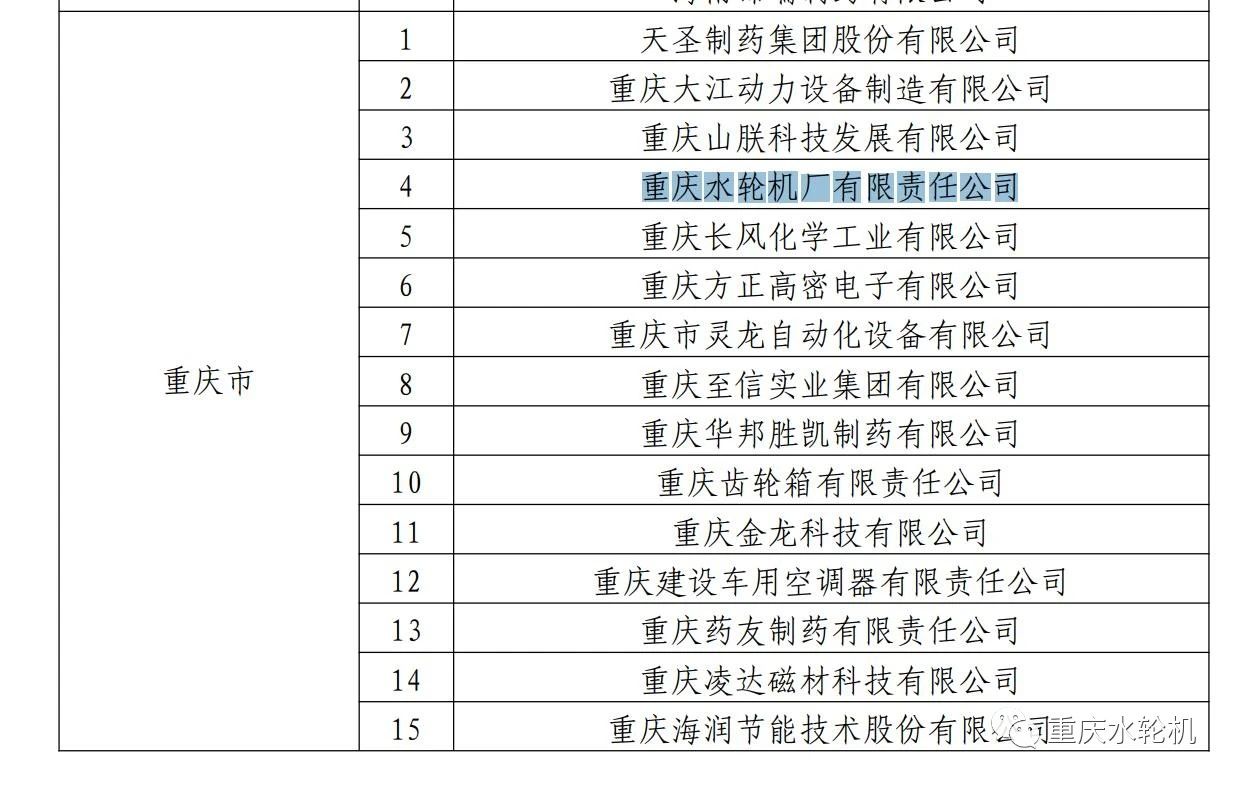 重慶水輪機公司獲評“國家知識產(chǎn)權(quán)示范企業(yè)” 重慶水輪機公司獲評“國家知識產(chǎn)權(quán)示范企業(yè)”