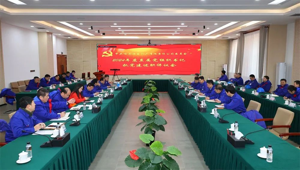 哈電電機黨委召開2024年度直屬黨組織書記抓黨建述職評議會 哈電電機黨委召開2024年度直屬黨組織書記抓黨建述職評議會