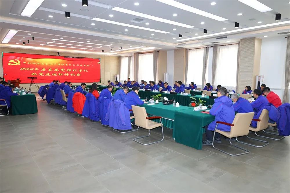 哈電電機黨委召開2024年度直屬黨組織書記抓黨建述職評議會 哈電電機黨委召開2024年度直屬黨組織書記抓黨建述職評議會